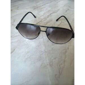 Corvette Aviator Sunglasses Unisex Vtg Gradient Lens Plastic Frame Black Taiwan